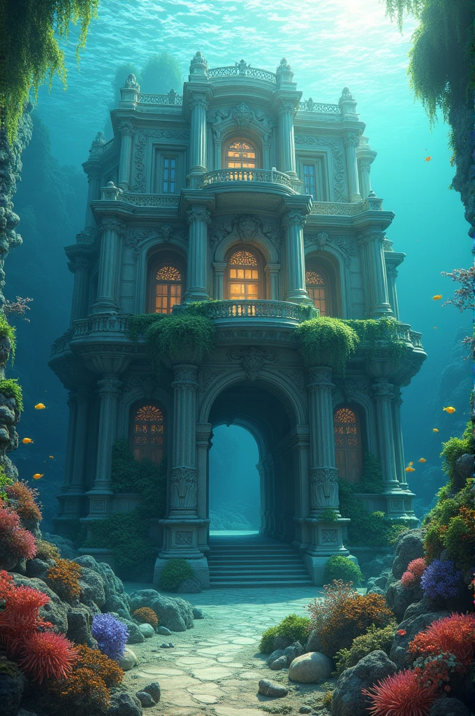 Villa under water
