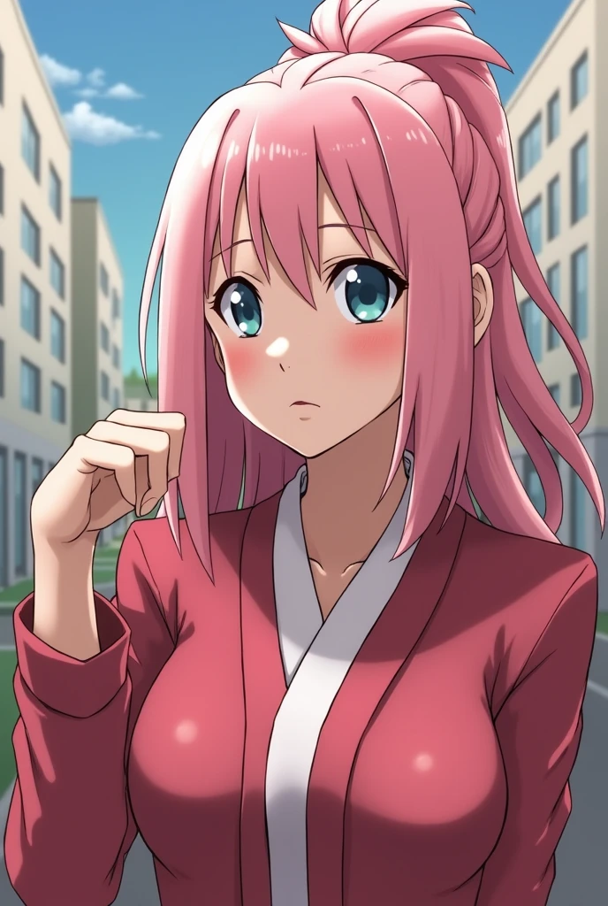 Sakura Naruto on all fours having sex