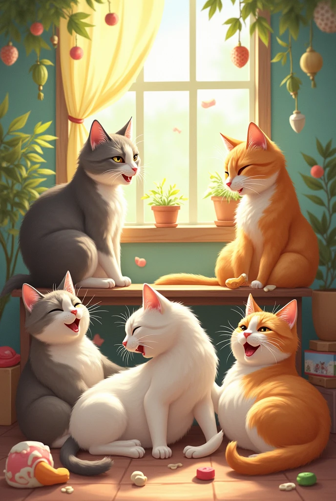 Create me a picture of cats