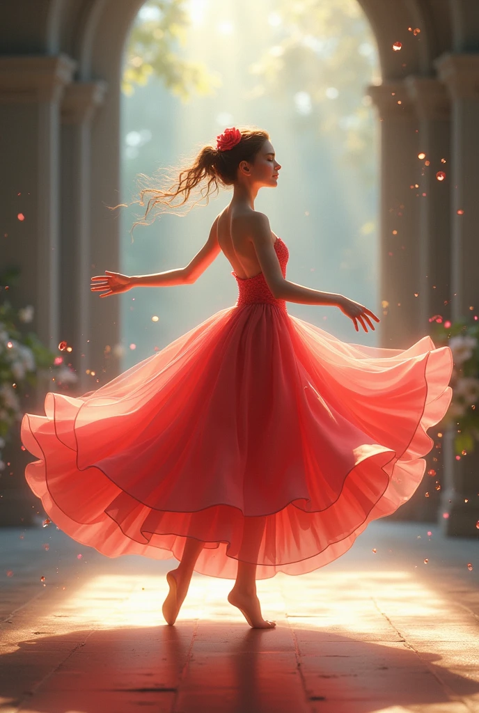 Rose dancing