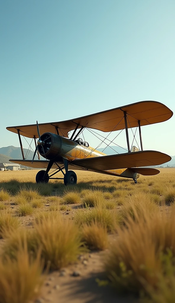 A vintage airplane