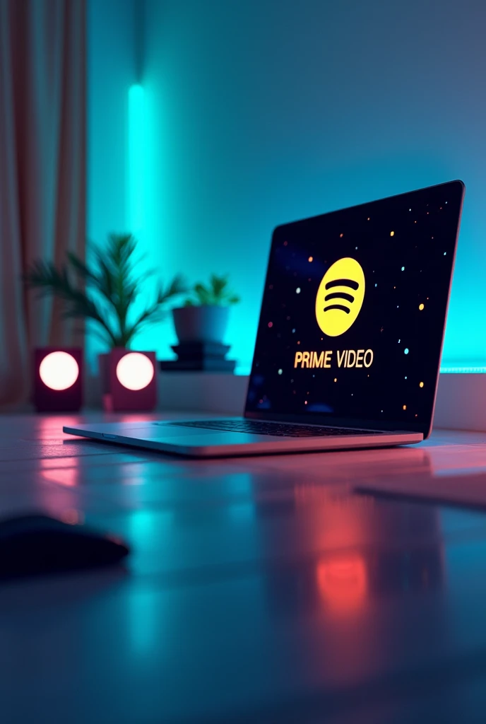 An image where Spotify appears, Amazon Prime Video with its logos
