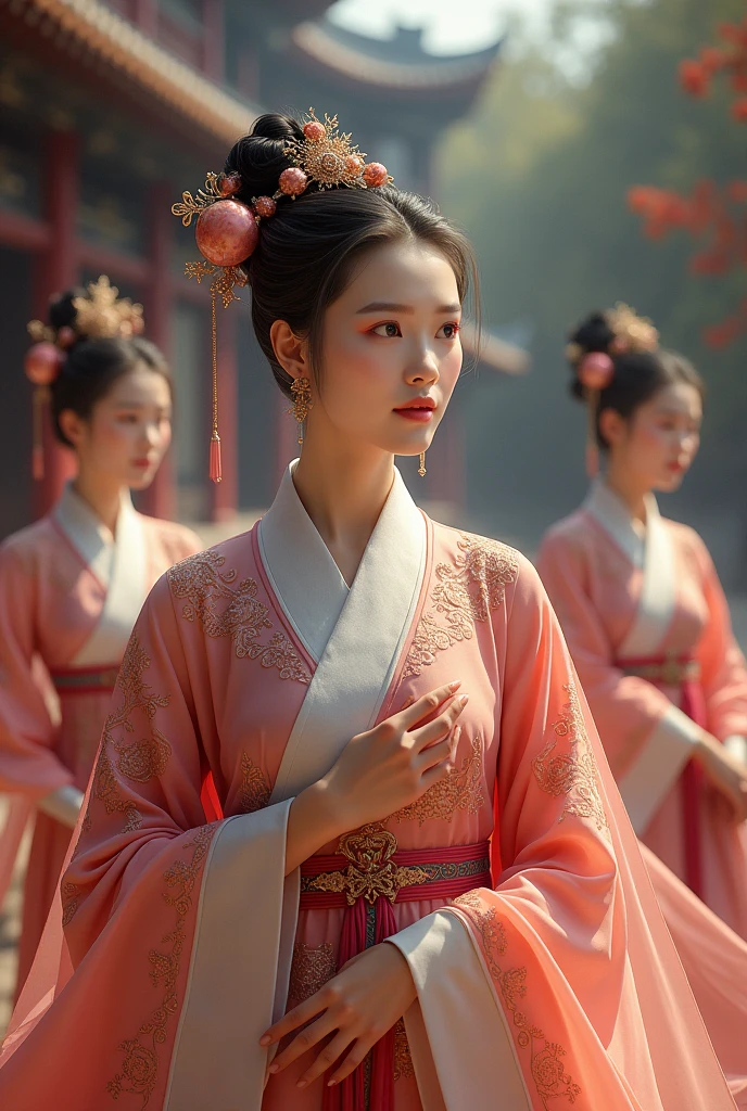 Make women wear ancient Chinese clothes