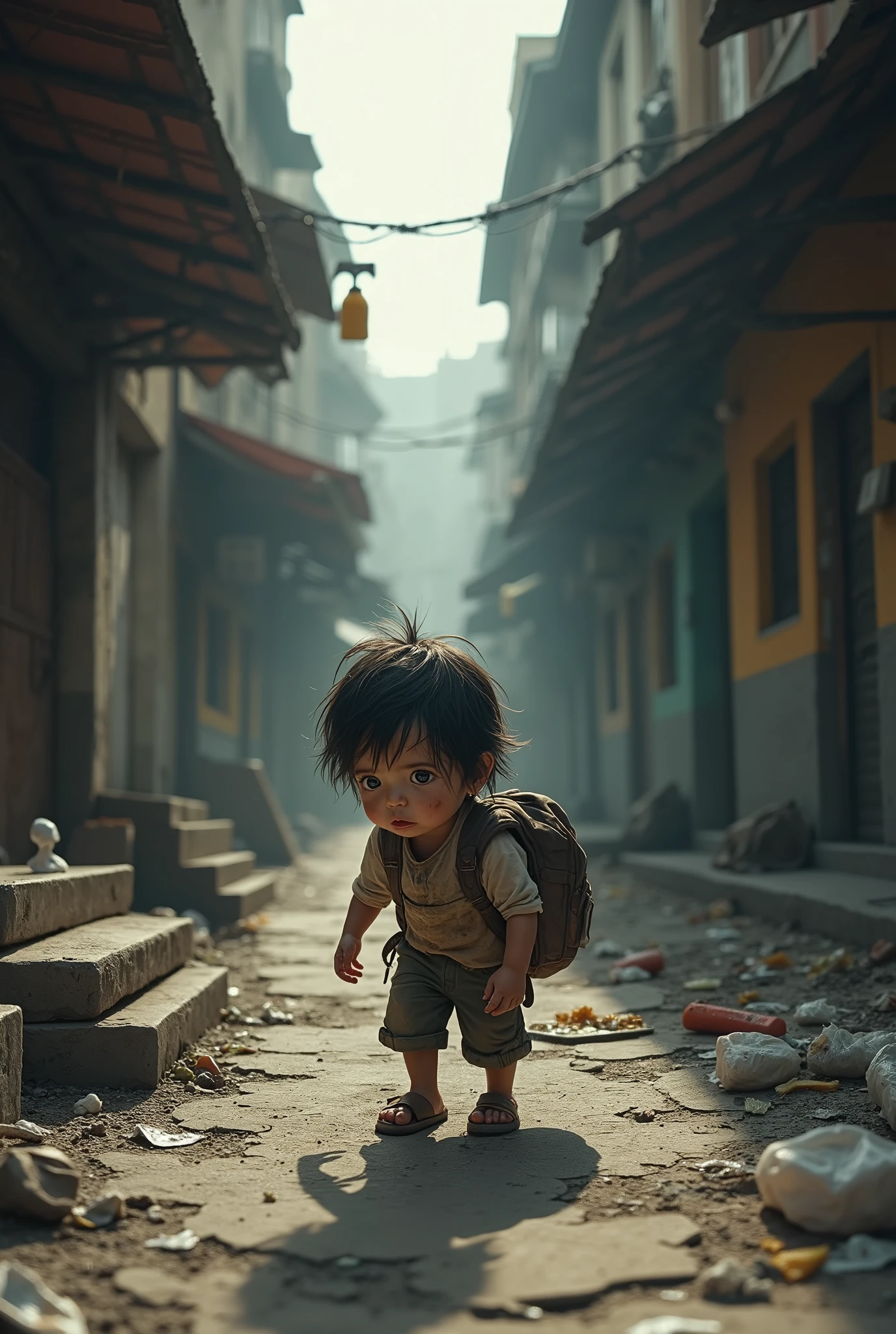 A child living on the street