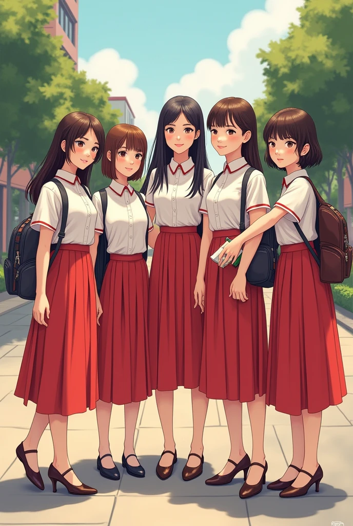 Make girls wear viat school clothes