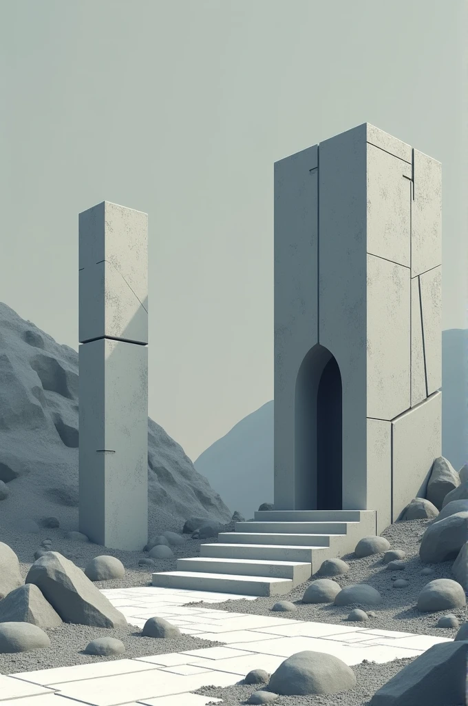 Cement pixel art