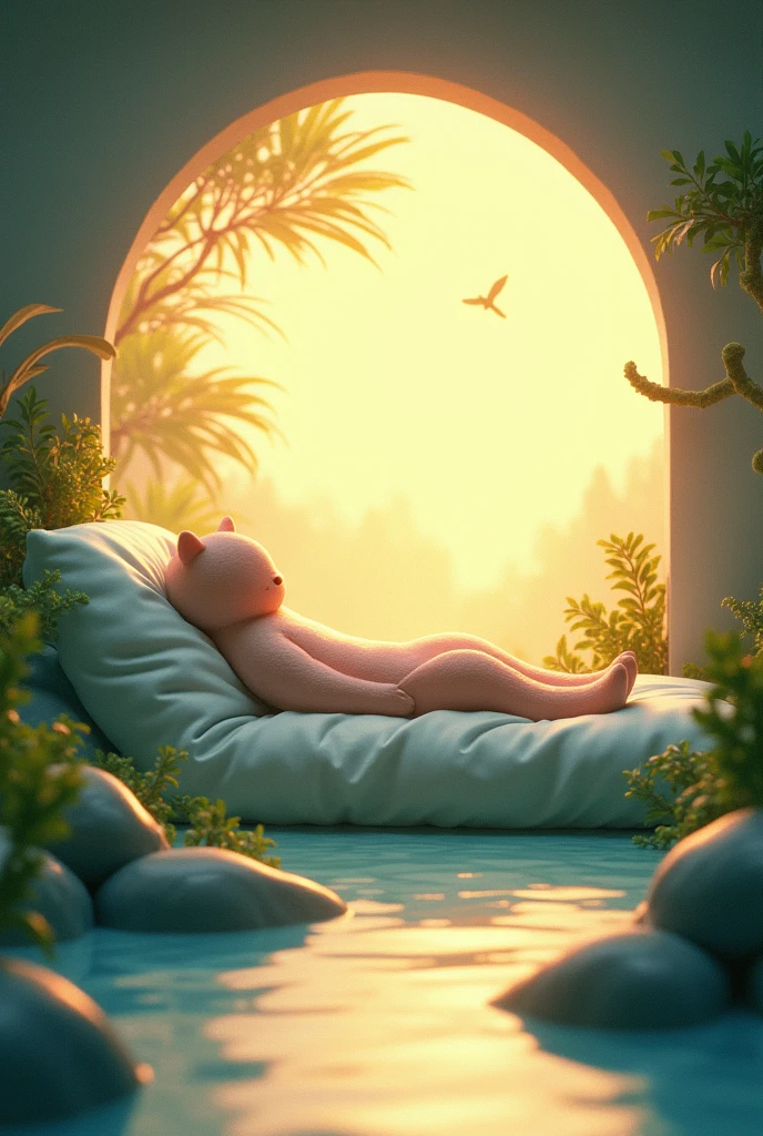 Image sur le theme de la relaxation avec ecrit relax tv 