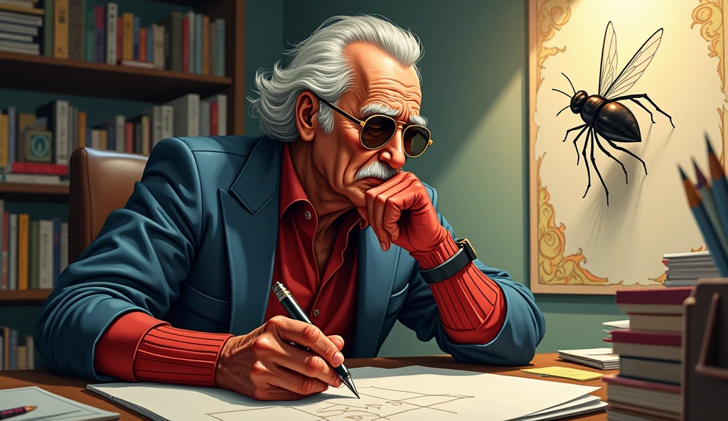 Accidental Creation: Spider-Man was created when Stan Lee was trying to come up with a unique superhero idea. He noticed a fly on the wall and thought, "What if a hero could stick to walls?"