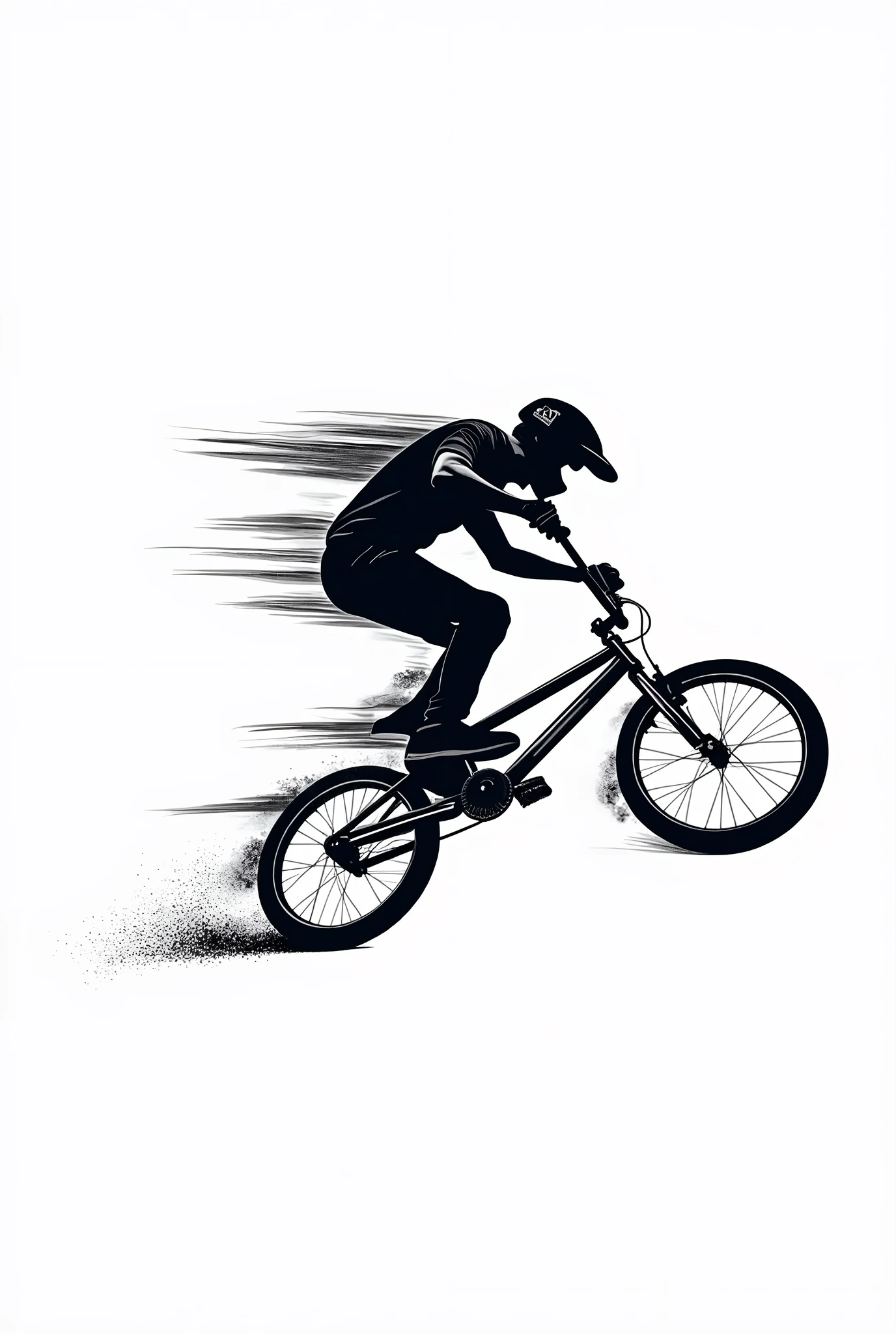 Make me a bmx biker logo