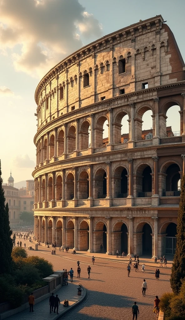 A grand image of the Colosseum.