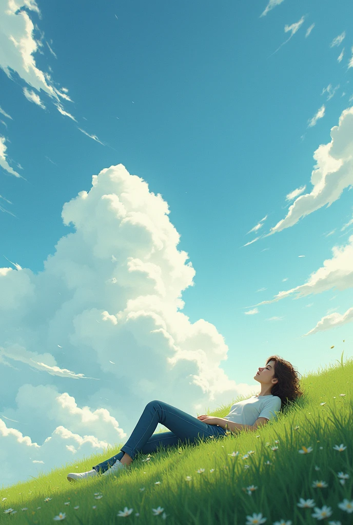 Dreams in the Clouds: Concept: An individual lies on a grassy hill, watching the clouds morph into shapes of their dreams—a house, a plane, a book. The scene is tranquil, yet filled with potential.
Alignment: This illustrates that while dreams may seem distant or lofty, turning them into goals with daily effort is what brings them down to earth and into reality, embodying the idea that dreams without goals remain just dreams. Be realistic in real life