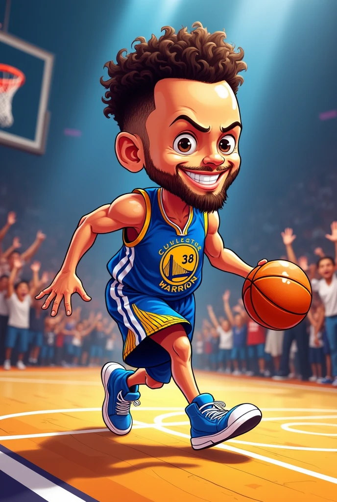 Imagine  steph curry as cartoon