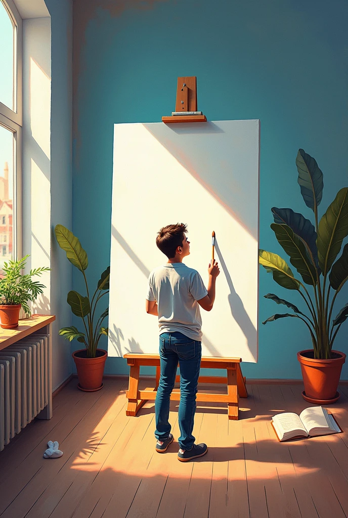 Painting Your Dreams: Concept: An individual stands before a large, blank canvas with a paintbrush in hand. As they paint, vivid images of their dreams—such as a thriving business or a serene beach—start to take shape on the canvas.
Alignment: This symbolizes the act of bringing dreams to life through deliberate and consistent action. It shows that discipline and commitment are essential in turning dreams into reality, just as Denzel’s quote suggests.