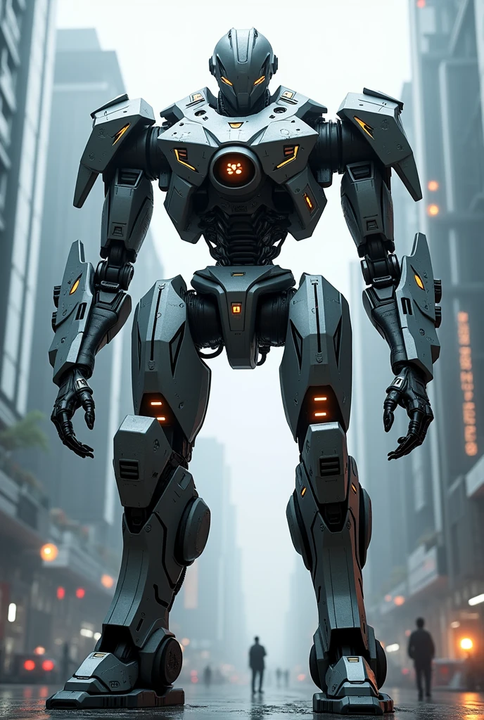 I am obsessed with AI advancement, so generate a photorealistic the most advance(futuristic) AI tech that can be a war machine in full form including weaponry, full body, bottom up, give highest detailed, attractive skin color, dynamic graphic