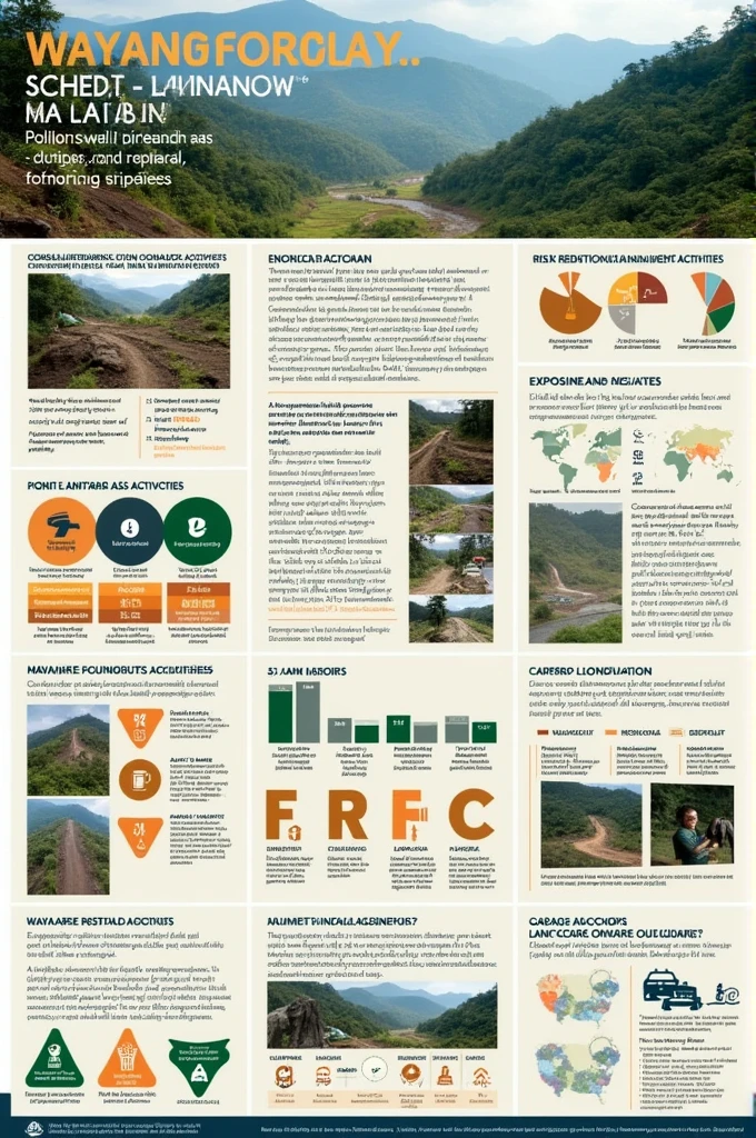 Prepare an A3 size poster related to Wayanad landslide disaster - causes, risk reduction management activities, Risk assessment, vulnerability ((Exposure) (Resistance) (Resilience))