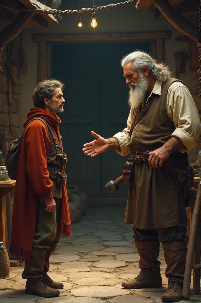 He went to the blacksmith's shop and asked if he could be given a place to stay for the night. The blacksmith then said that it is not a question of asking. It is only by great luck that we get a chance to give shelter to great souls like you and to be your hospitality.