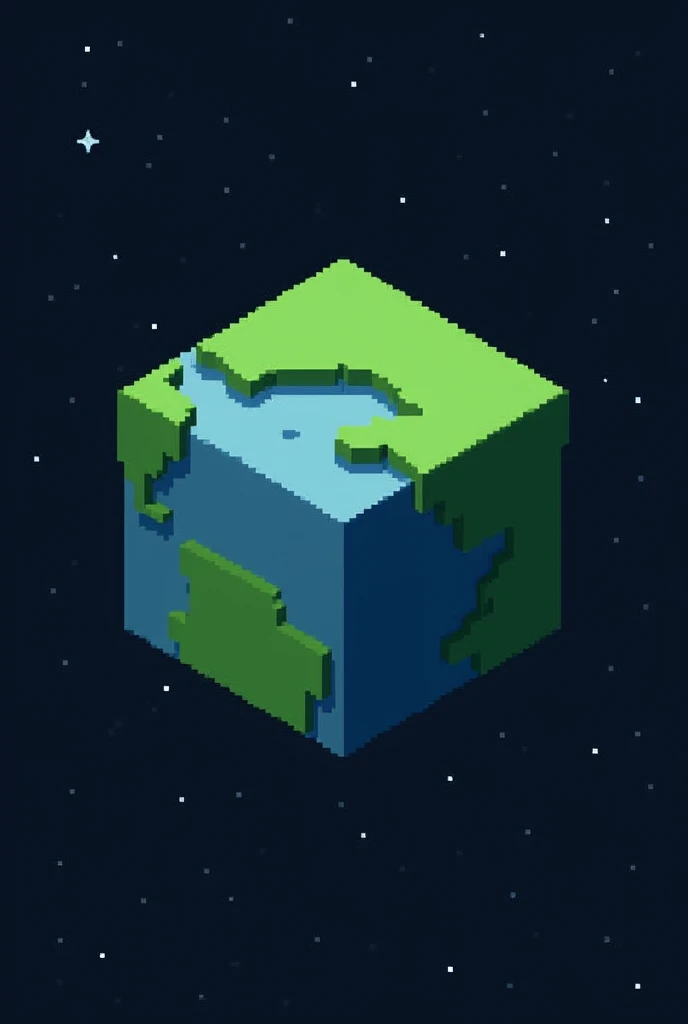 Roblox pixelated square planet earth