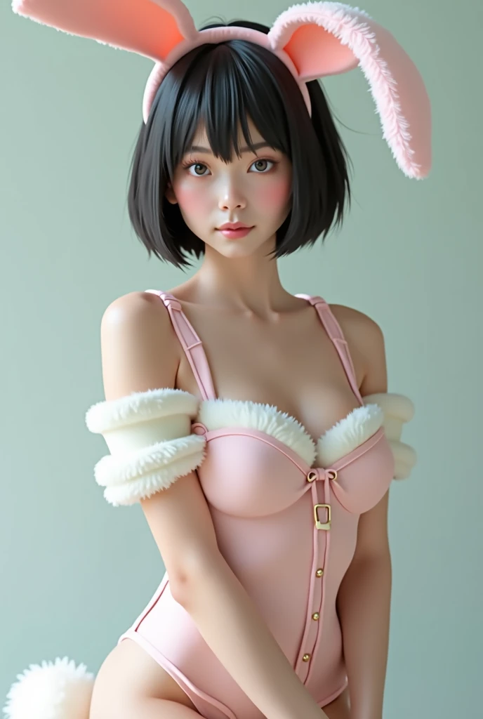 (NSFW:1.5),open legs pose, NAKEd PUSSY(photo and gross, Best Quality, Masterpiece:1.2), (realist, photo-realist:1.4),(Masterpiece:1.4),(Best Quality:1.4),1 girl, Alone, :d, animal ear headphones, animal ears, arms up, hits, blush, bodysuit, old, Bunny Pose, clothing writing, covered navel, cowboy shot, naked, , fake animal ears, gloves, outdoor,tomorrow,snow, hair intakes, headphones, naked, wide, long sleeves, looking at the viewer, large old, multicolored gloves, Open mouth,, pink eyes, red eyes, , shrug thigh gap, Thighs, two tails, very wide, white gloves, by white,Alicia \(assent\),(shiny skin),realist,