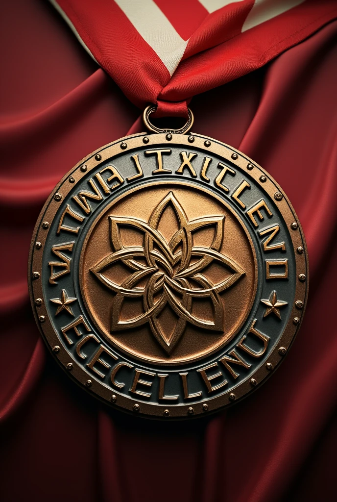 A professional award medal featuring the Advaita logo and the words “National Excellence” prominently displayed.