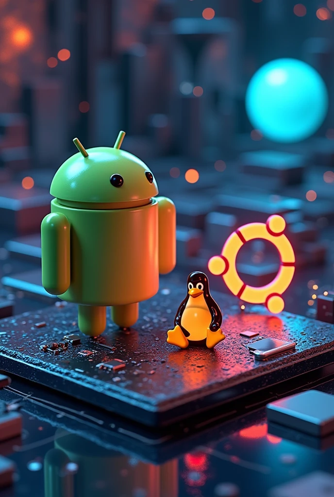 Image of different operating systems
Android uban 2 linex 