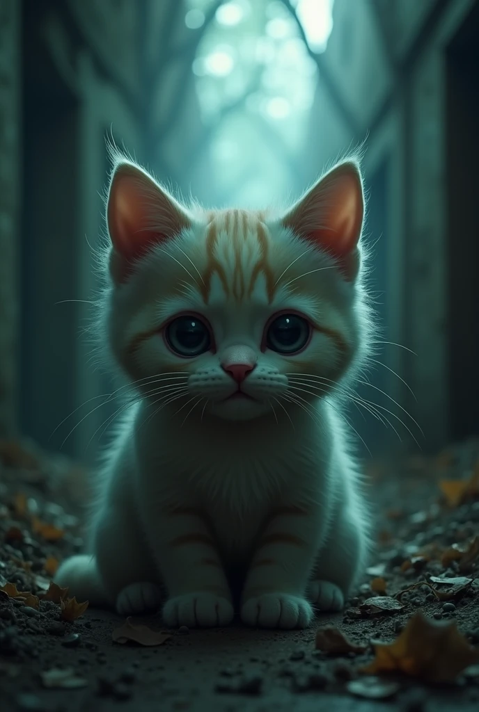 Cute cat horror