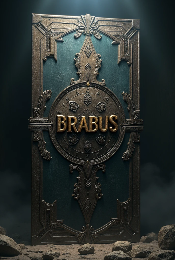 Magnus' shield but with the name BRABUS