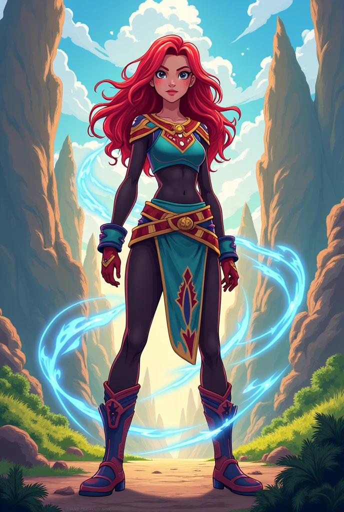 Wallpapers where ilay shein from the bajoterra series appears full body that appears as it is in the series