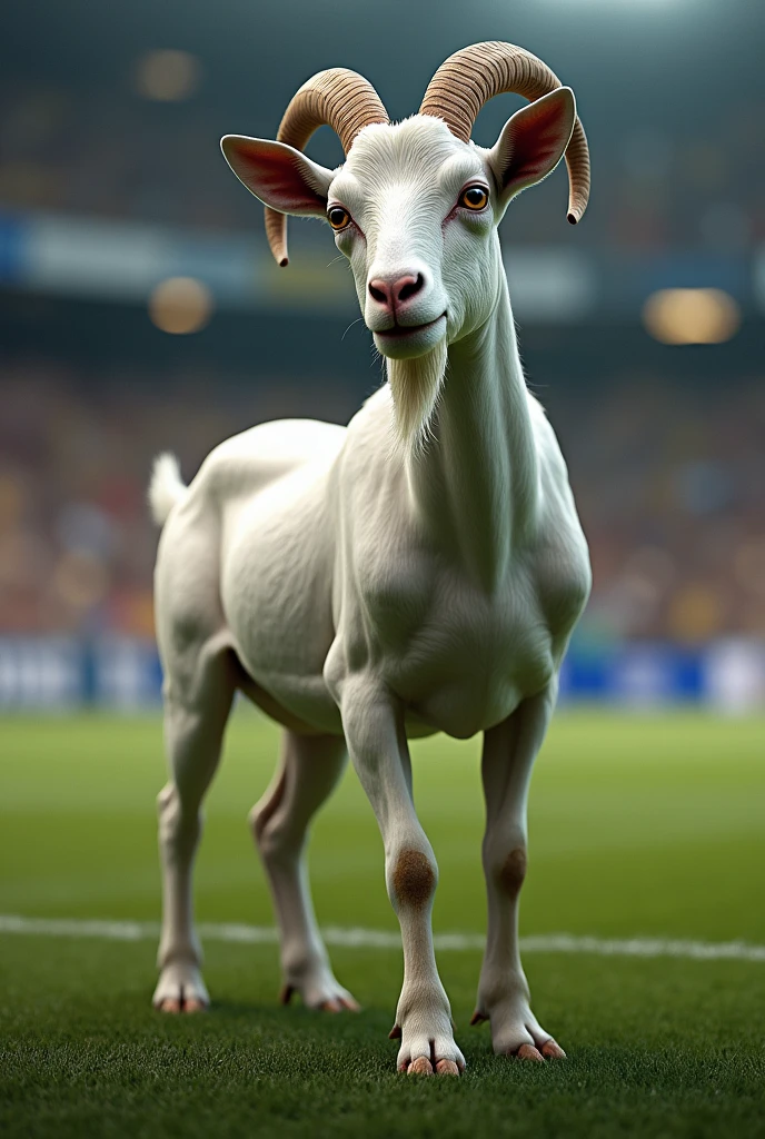 Cristiano Ronaldo as goat animal