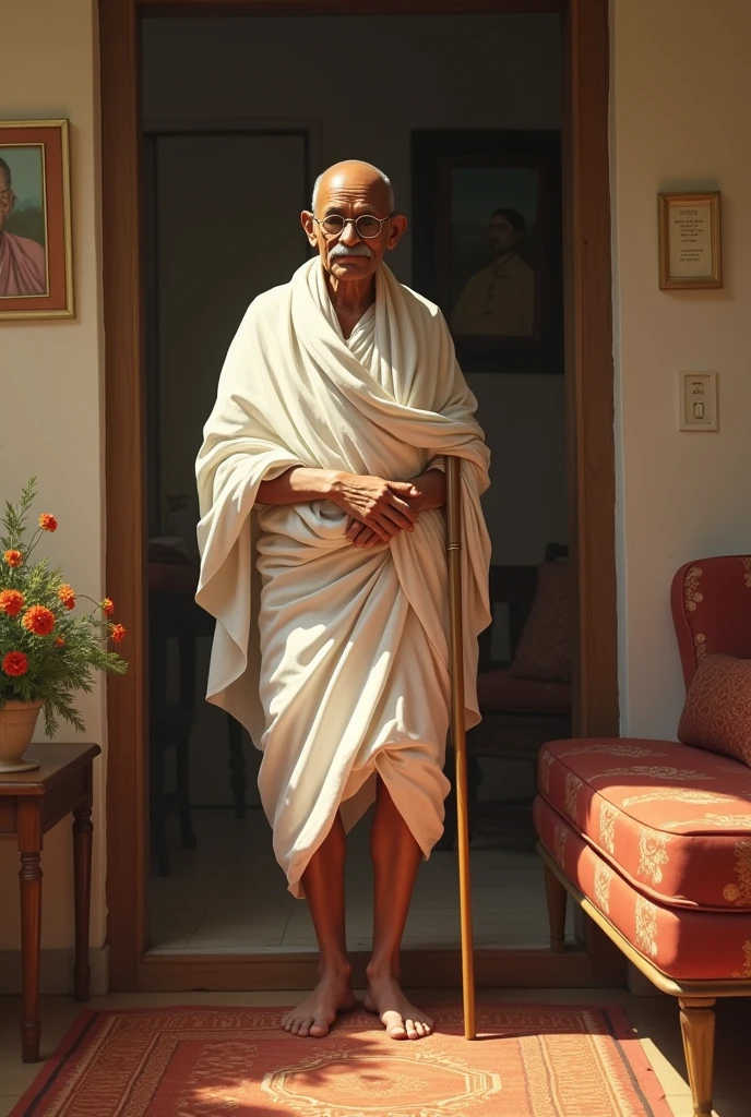 Arrangements were made for Mahatmaji's stay and hospitality was extended