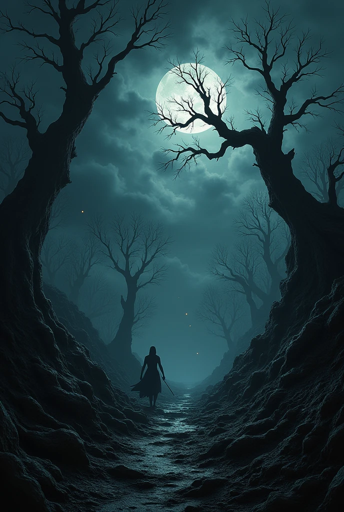 Dark and scary environment