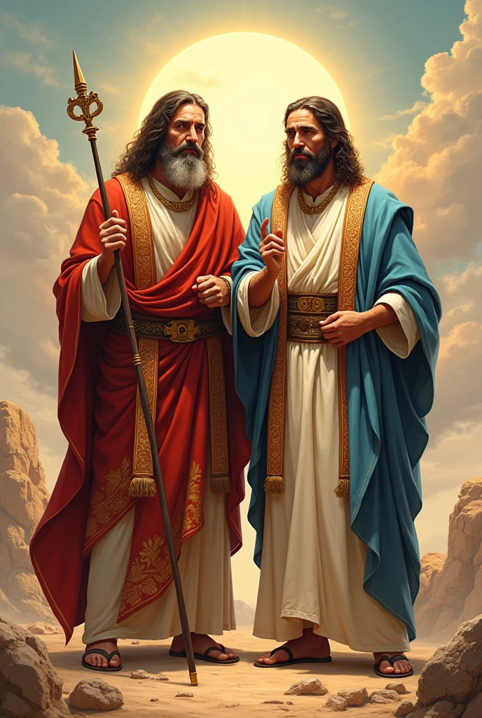 Make a graphic design of the following text....
Christian Endeavour Society "Moses and Aaron"