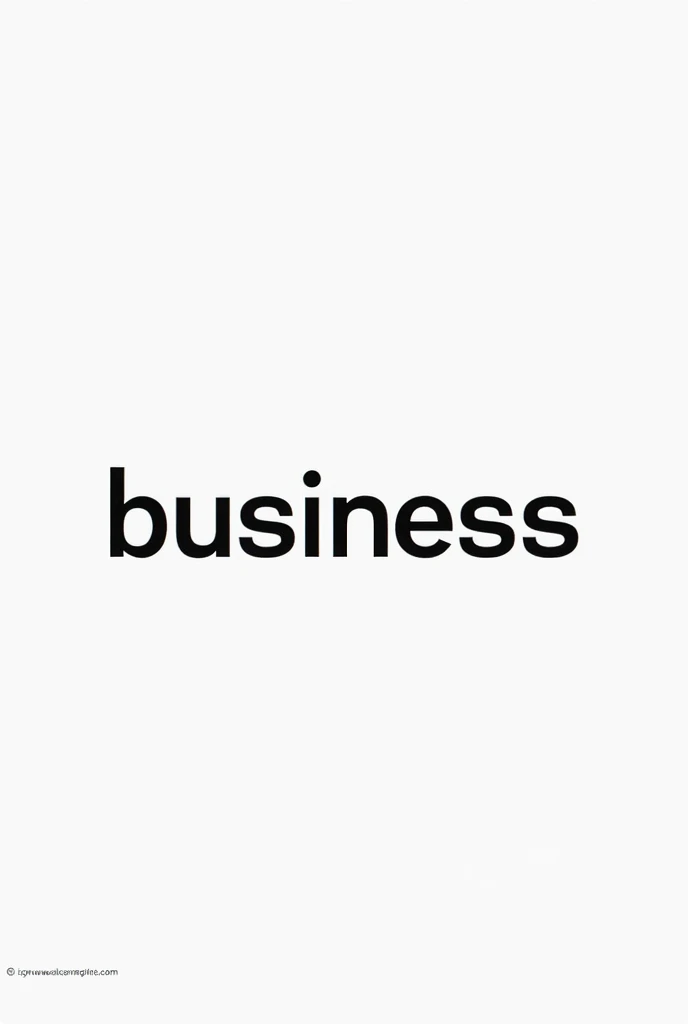 10 logo options with text "Business" to use as a non-whatsapp profile, with grayscale colors