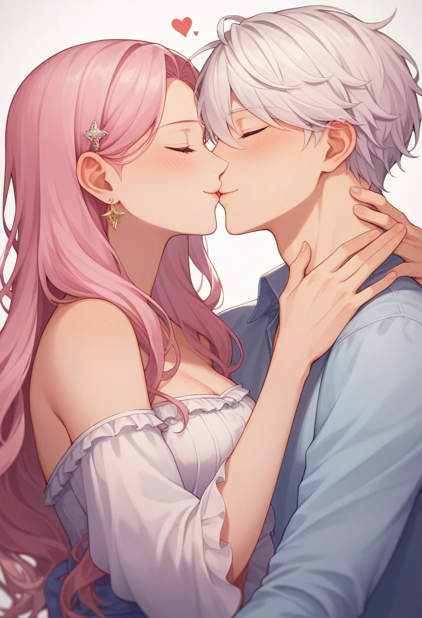couple,una foto de una couple sentada juntos en un sofá, couple pose, lovely couple, new song, couple, happy couple, fiesta, romantic couple, couples portrait, profile picture, 🌻🎹🎼, co-worker , In it , crecimiento de una couple, 🔥 😎 🕹️ 👀 :2, for Ke Jiusi, couple kissing, Couple portrait boy have white hair girl have pink hair