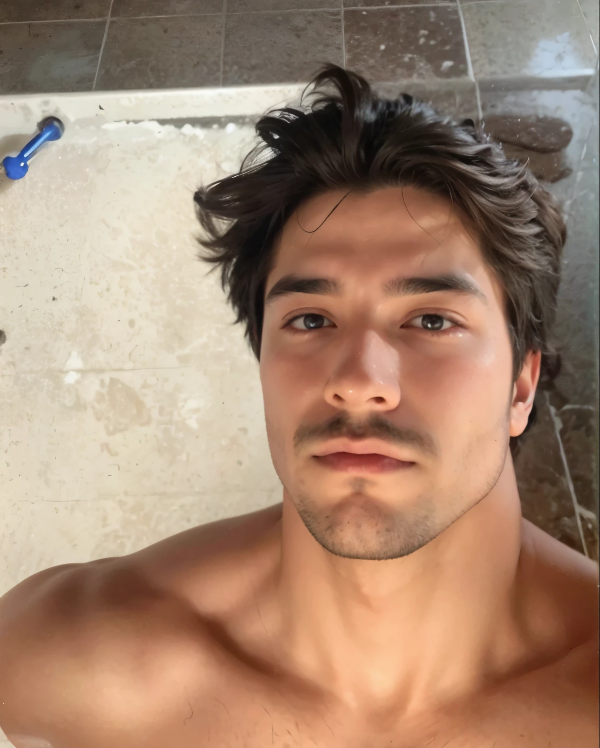 Man face rigid