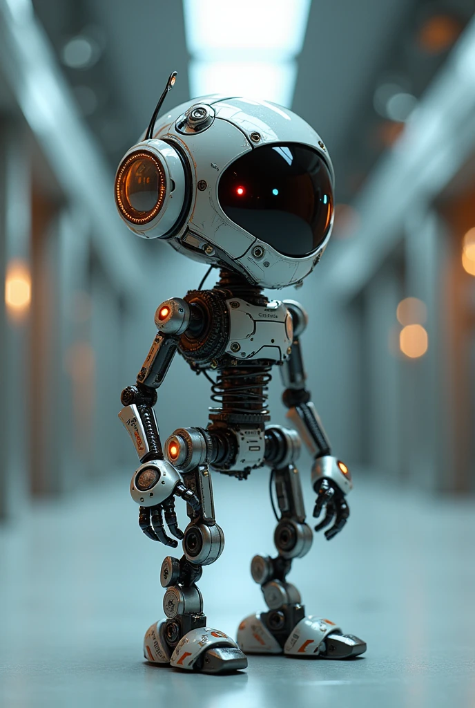 Electrin, a small robot made of wires and circuits