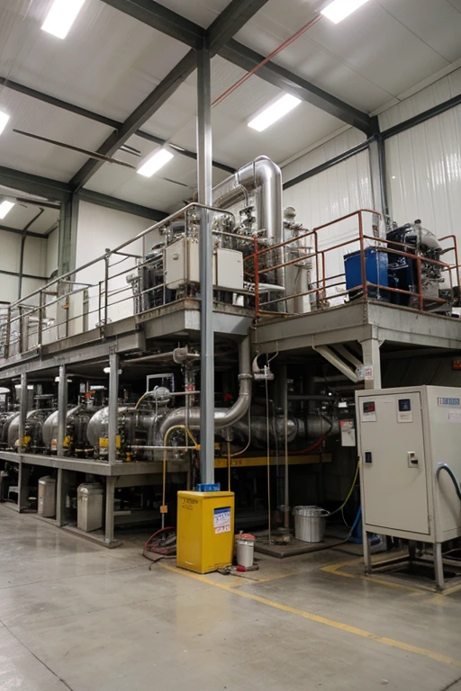 Automotive lubricants and coolants production plant