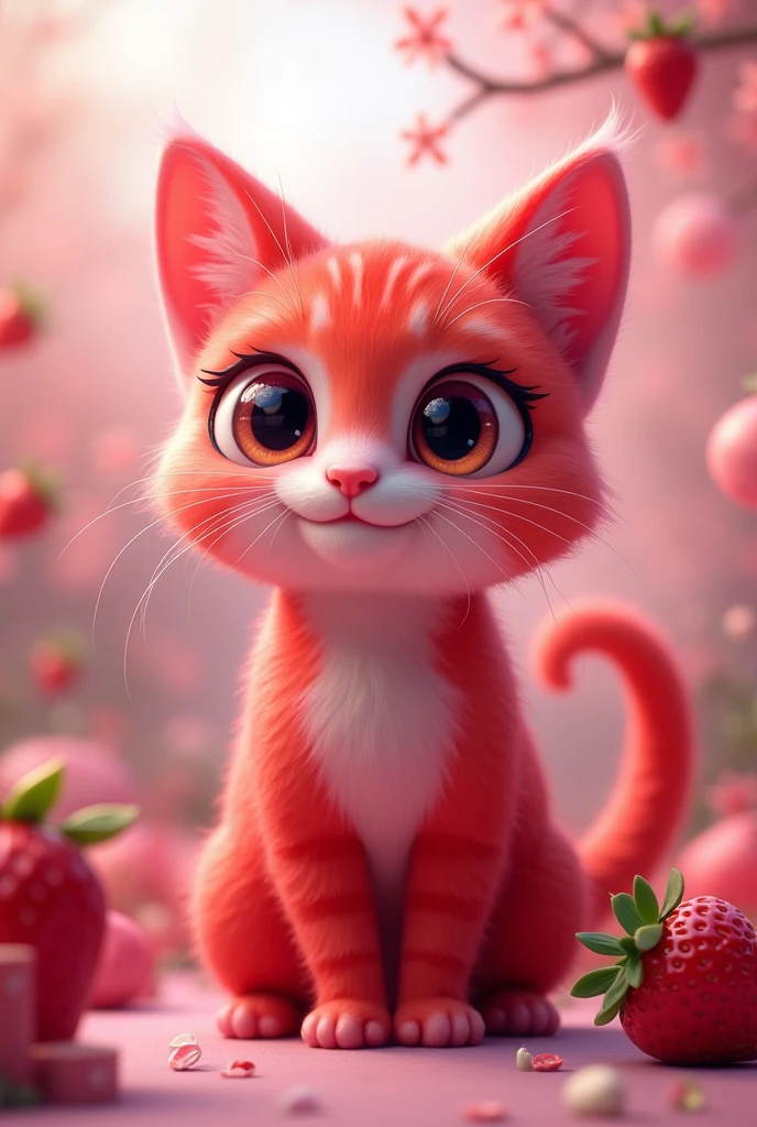 Strawberry Cat