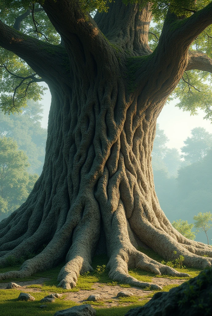 tree with triangular cracks




 



