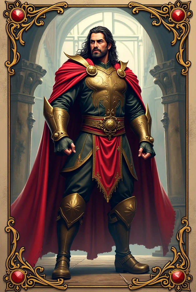 Generate playing cards, I am a brave jack