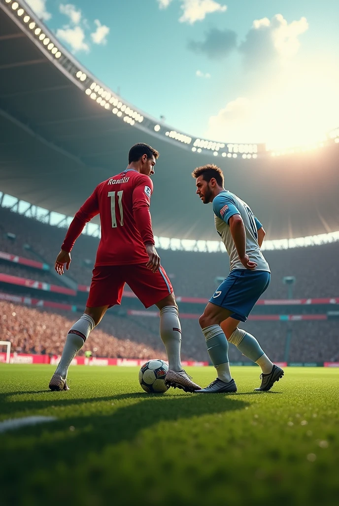 Cristiano Ronaldo killing Messi