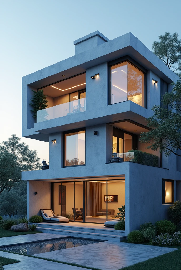 Image of smart homes with security gadgets