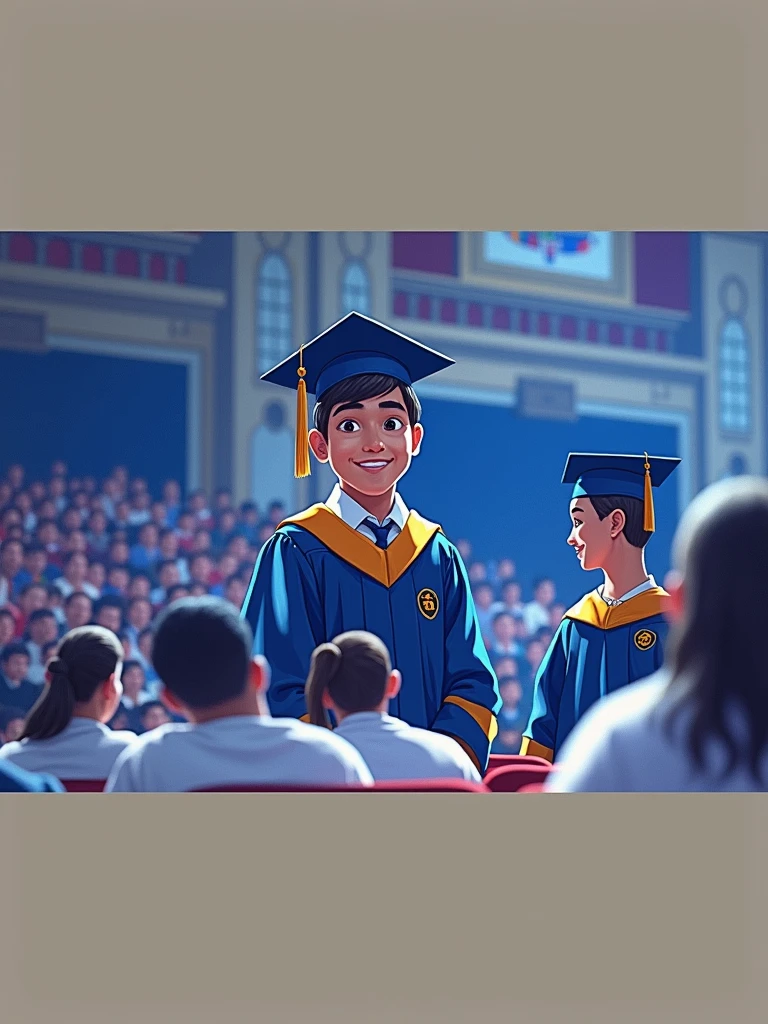 How will I see myself at my graduation now that I am on November 29, 2024 at San Vicente School in the Buga Municipal Theater?