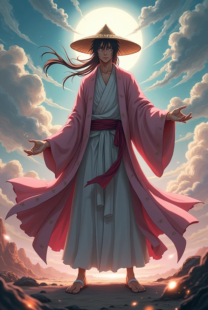 shunsui kyōraku de Bleach usando sua bankai 