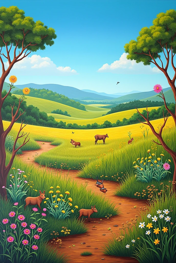 spring of the cerrado goiano for school panel