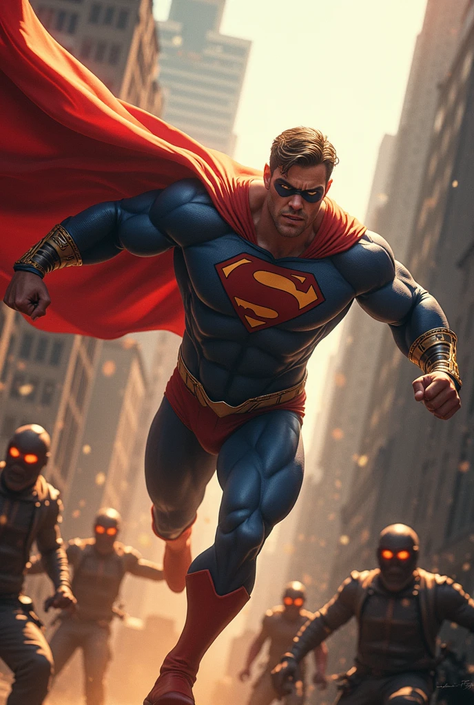 Create me a superhero who attacks thieves and always does good 