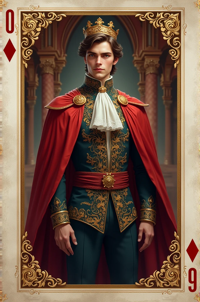 Generate a playing card, j valet prince 