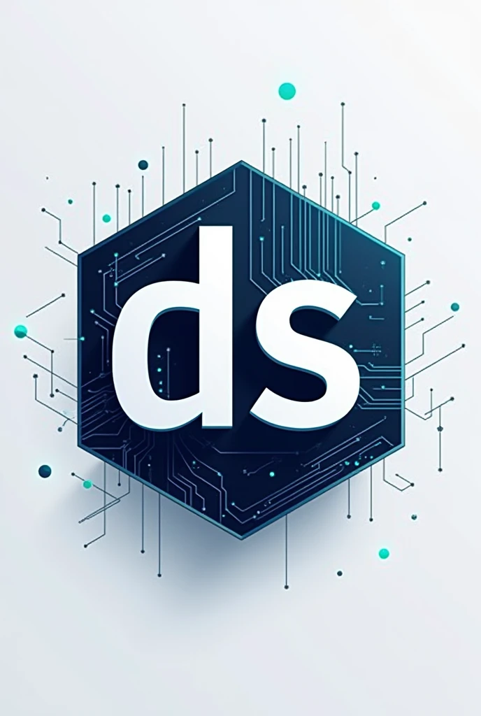 Need a logo with two letters "DS" with a computer