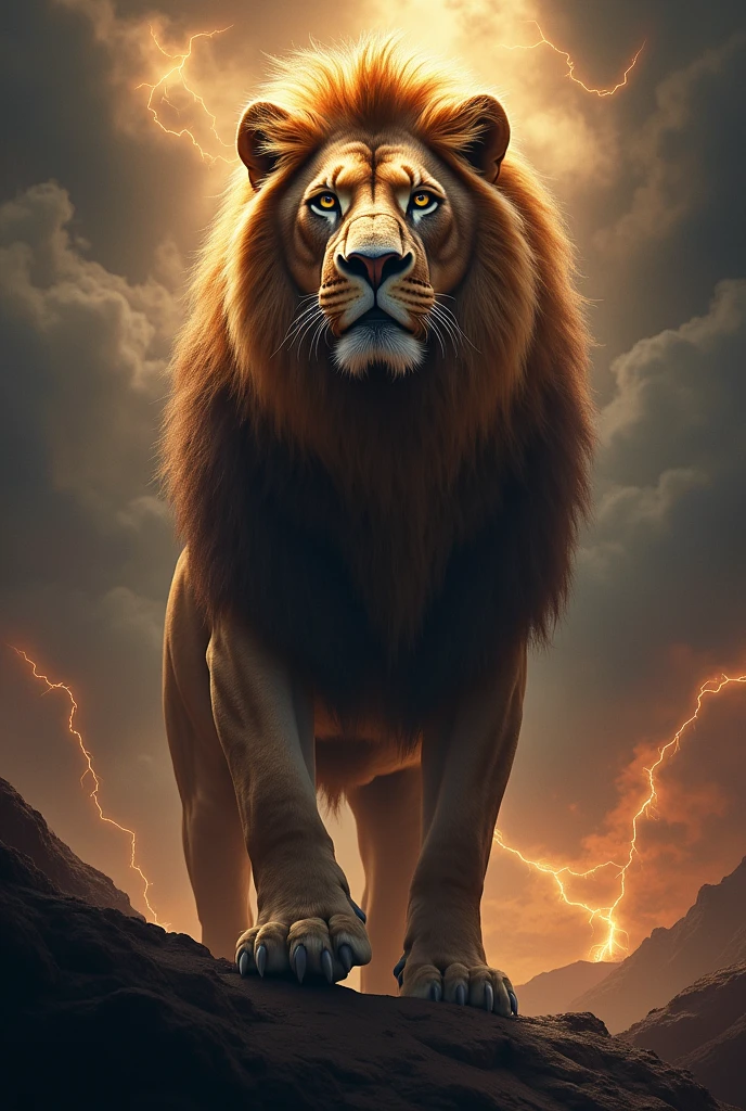 Lion of the tribe of Judah shocking image