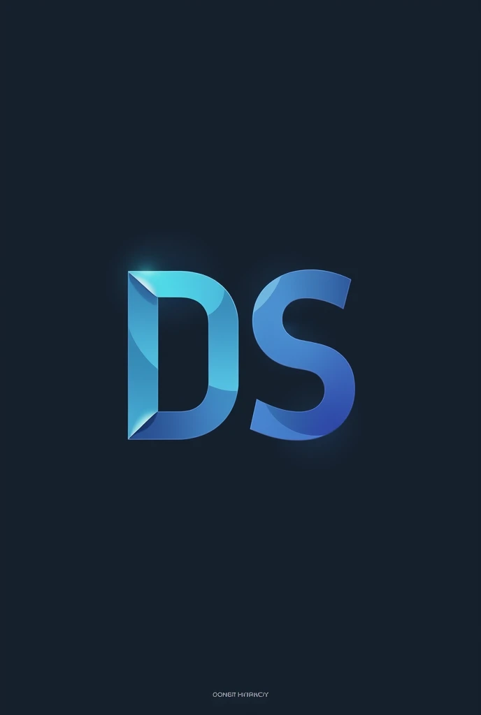 Need a logo with two capital letters "DS" with a computer