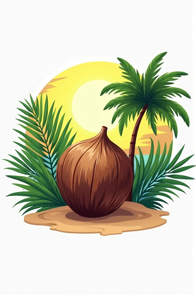 Logo for coconut shop 